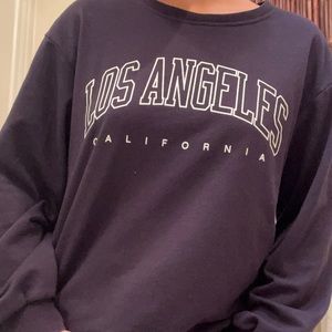 Los Angeles California Navy Blue Sweatshirt